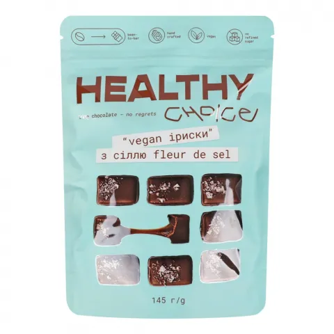 Цукерки Healthy Choice 10 шт. Іриски з сіллю