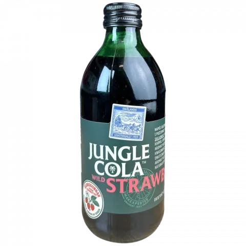 Напій Jungle Cola 0,33л скло Дика полуниця (Польща)