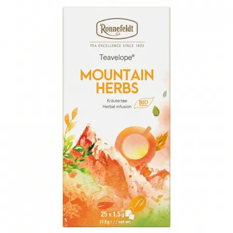 Чай Ronnefeldt Teavelope 25 шт. Mountain Herbs трав`яний