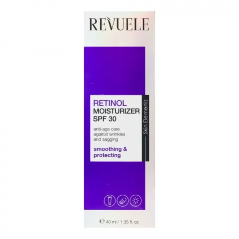Крем д/обличчя Revuele 40 мл ден. Зволожуючий з ретинолом SPF 30