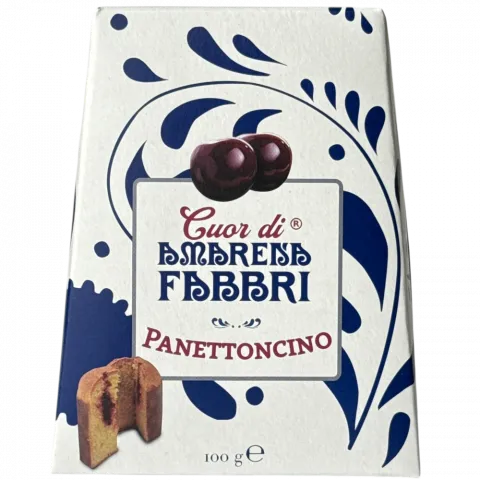 Панетон FABBRI з вишнею та капучино 100г И303 (Італія)