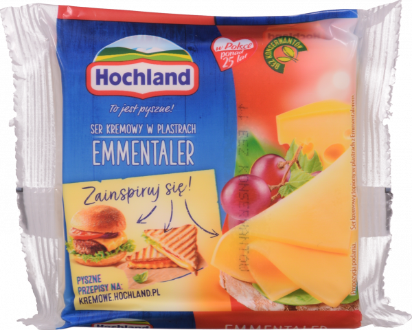 Сир Hochland тостовий 130 г Емменталер (Польща)