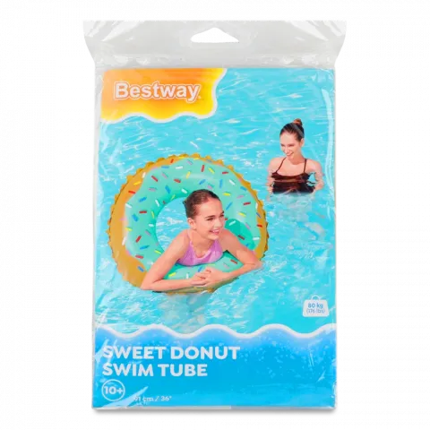 Бествей 36300 Круг д/плавання 91см Sweet Donut