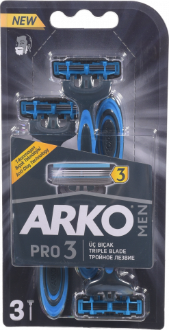 Станок д/гоління Arko 3 леза 3 шт.