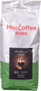 Кава Мак Кофе 1 кг зерн. Pure Arabica Crema