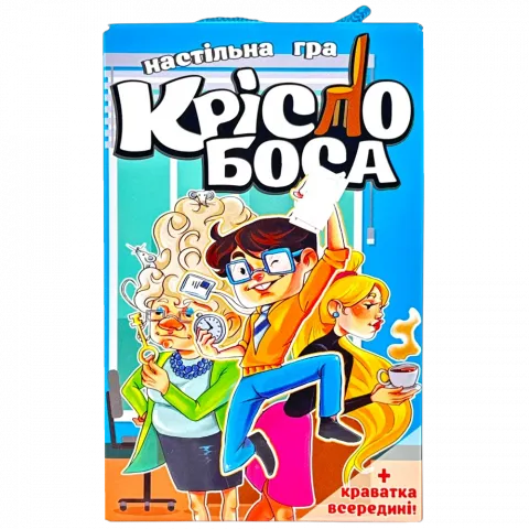 Настільна гра Strateg Крісло боса розважальна укр. 30387