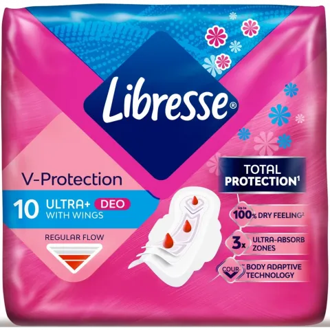 Прокладки Libresse 10 шт. Ultra Normal deo