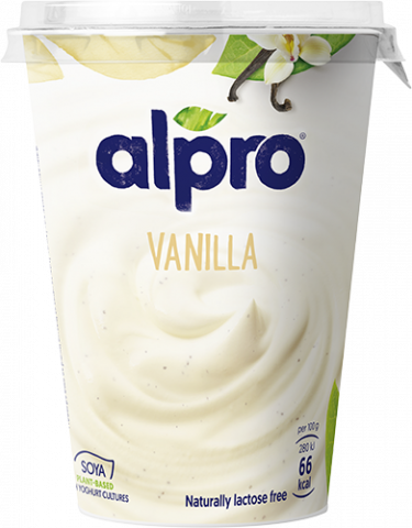 Йогурт Соєвий Алпро 0,4/0,5 л стак. Ваніль
