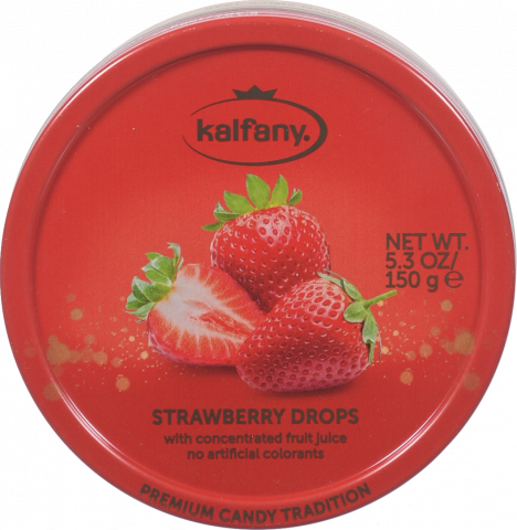 Льодяники Kalfany 150 г Strawberry Candies