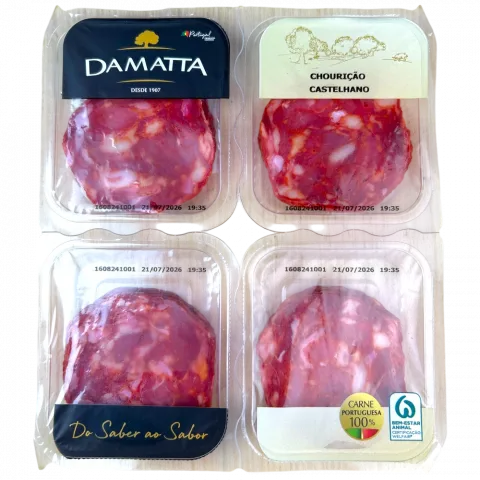 Чорізо DAMATTA 4х40г кастильське нар. (Португалія)