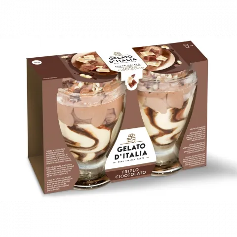 Морозиво Gelato d`Italia 290г Потрійн.шок. (Італія) И435
