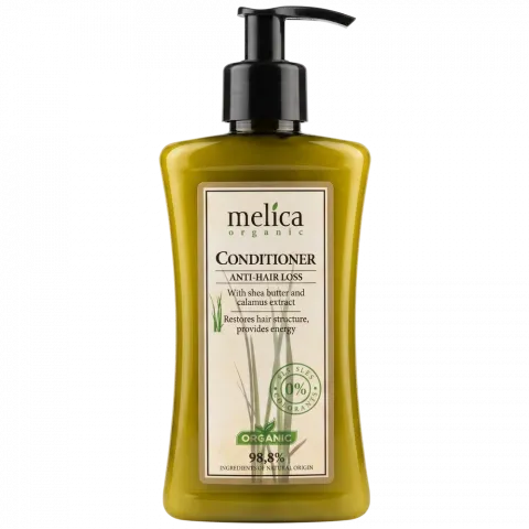 Бальзам-ополіскувач Melica Organic 300 мл з олією Ши та екстр. аїру. Живильний