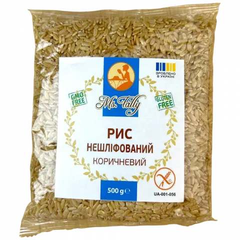Рис MsTally 500 г Коричневий нешліфований
