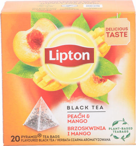 Чай Ліптон 20 шт. Peach Mango