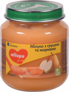 Пюре Milupa 125 г Яблуко, груша та морква