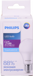Лампа LED Philips Ecohome звичайна синя 9 Вт E27