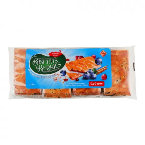 Печ Житомир Biscuits and Berries 210 г чорниця та родзинки