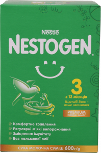 ЗГМ Nestogen 3 600 г з лактобактеріями