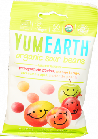 Цукерки YumEarth 50 г жувальні фруктові з кислинкою органіч.