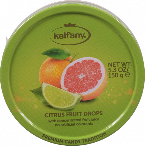 Льодяники Kalfany 150 г Citrus Fruit