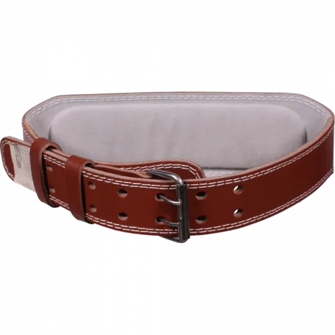 Пояс штангіста A4 шкіряний SC-80285 коричневий И990