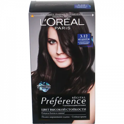 Фарба д/волосся L`Oreal RECITAL 3.12