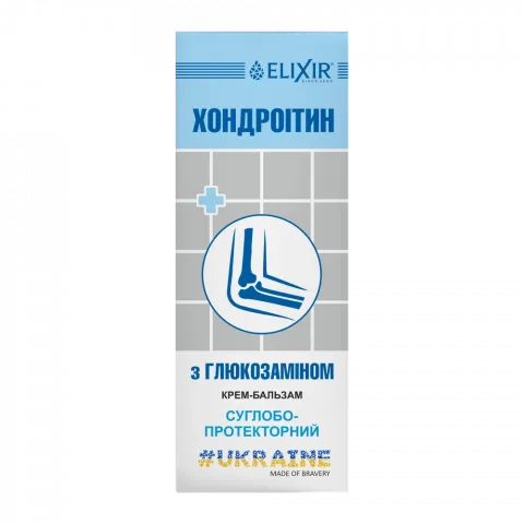 Крем-бальзам Еліксир Хондроітин з глюкозаміном 75 мл