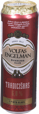 Пиво Volfas Engelman 0,568 л жб Tradiciskas