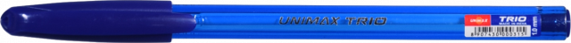 Ручка кулькова масл. Trio синя UX-104-02