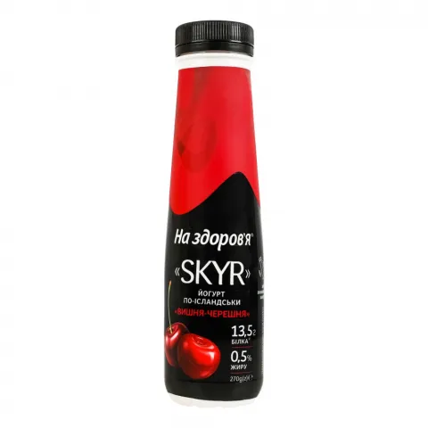 Йогурт На Здоров`я 0,5 270 г Skyr вишня-черешня