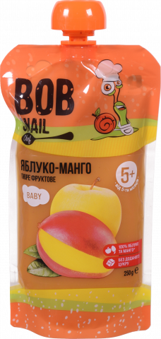 Пюре Равлик Боб 250 г Яблуко-манго