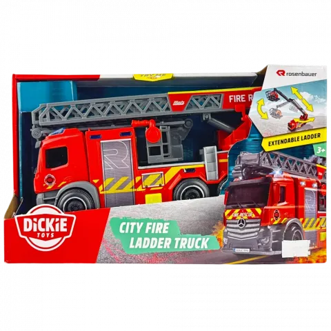 Іграшка Пожежна машина Dickie Toys Мерседес з телескопічною драбиною 23 см 3+ 3714023