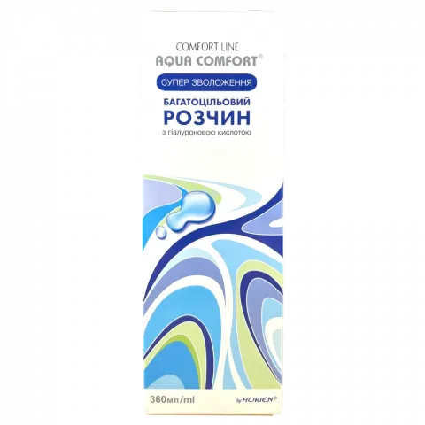 Розчин Comfort Line 360 мл багатоцільовий з гіал. кисл. Aqua comfort Horien