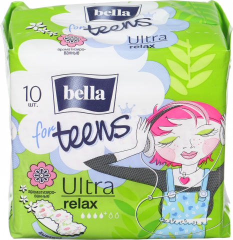 Прокладки Bella 10 шт. Ultra Relax extra soft deo gren tea