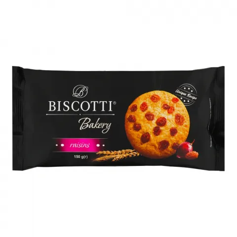 Печ Biscotti 150 г Бейкері з родзинками