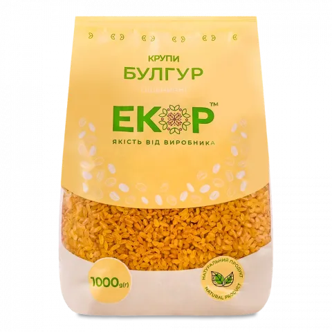 Крупи Екор 1 кг пшеничні булгур