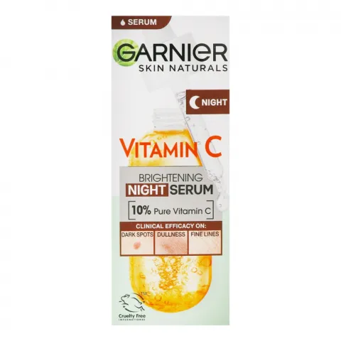 Сироватка д/обличчя Garnier 30 мл ніч. з віт. С д/зменш. видимості пігментних плям