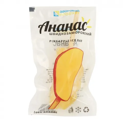 Ананас заморож.на паличці Здоровий продукт 80 г