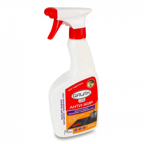 Засіб Galax 500 г das Power Clean д/видалення жиру д/індукційних плит та склокерамічних поверхонь