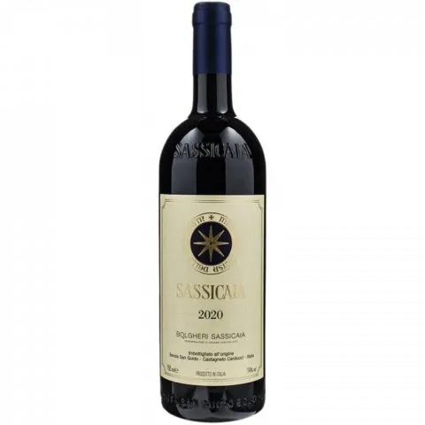 Вино Sassicaia San Guido `20 0,75л сухе черв. 14 (Італія)