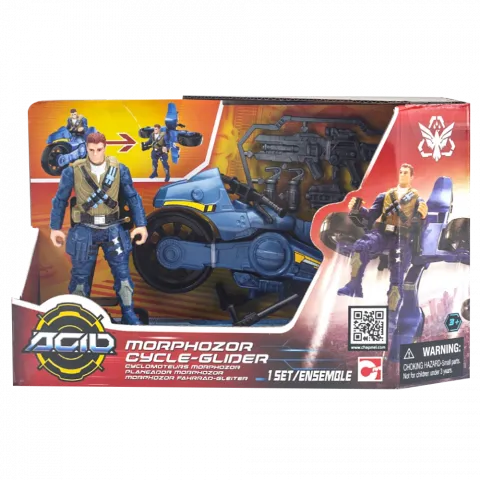 Набір іграшковий A.C.I.D.MorphoZor Cycle-Glider/МорфоЗор Мотопланер 535001