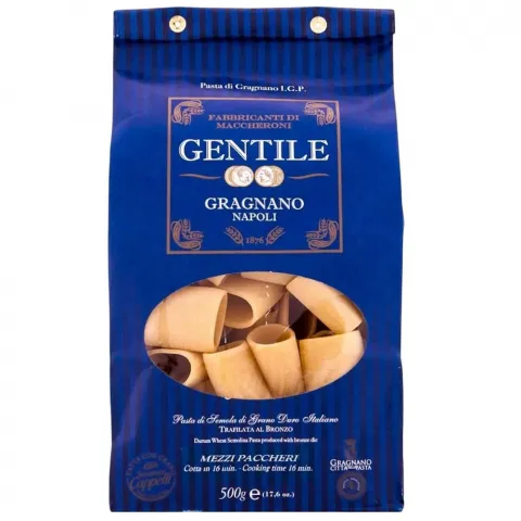 Макарони Gentile 500г Мецці паккері Ґраньяно IGP (Італія)