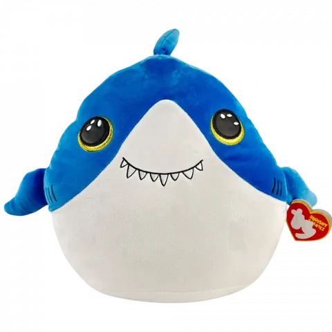 Іграшка TY м`яконабивна Squish-A-Boos Акула Finsley 40 см 39366