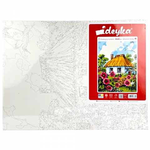 КПН Ідейка Мальви біля хати 30x40см KHO6407