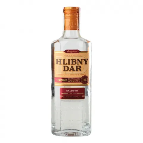 Горілка Хлібний Дар 0,25 л Класична