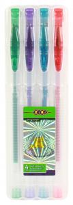 Набір гелевих ручок ZiBi 4 шт. Glitter з блискітками ZB.2200-99