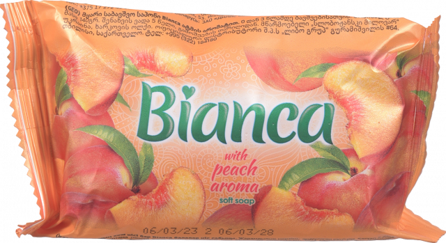 Мило Bianca 140 г з ароматом персика
