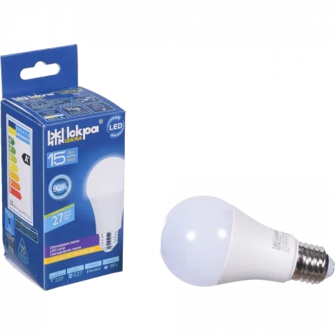 Лампа LED Іскра звичайна біла 15 Вт E27
