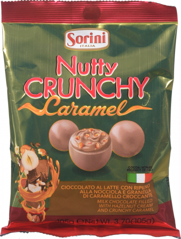 Цукерки Sorini 105 г Nutty Crunchy (Італія)