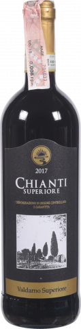 Вино К`янті Суперіоре DOCG Вальдарно 0,75 л сух. червон.